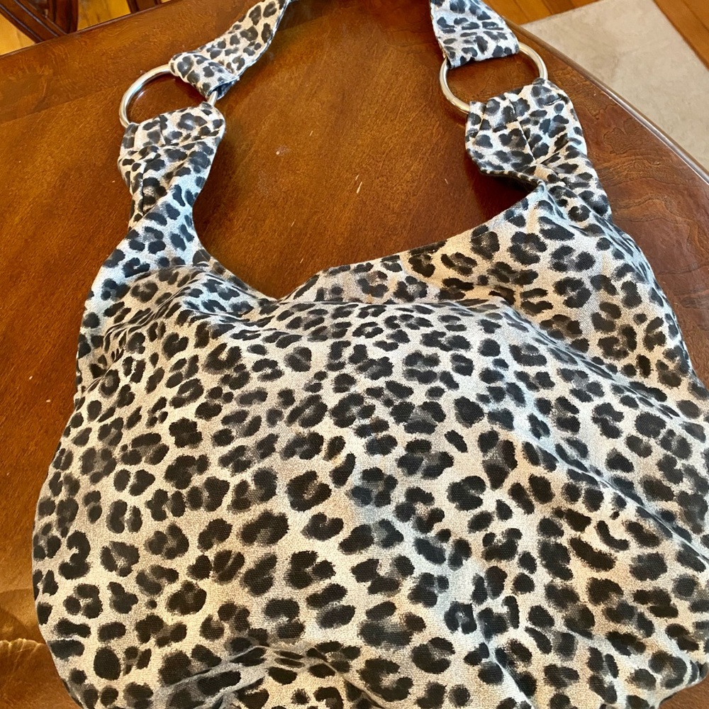 Custom Chris Dee Cow Print Boho Bag - image 1